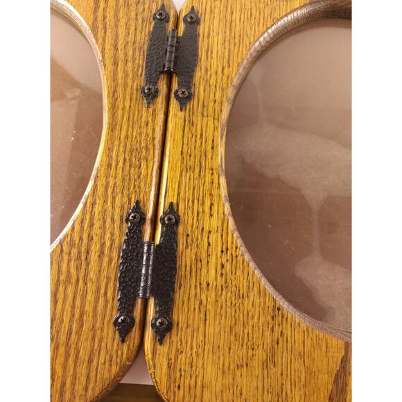 Home Made Hand Crafted Wooden Photo Frames Folding Cottage Core Cabin - Picture 8 of 11